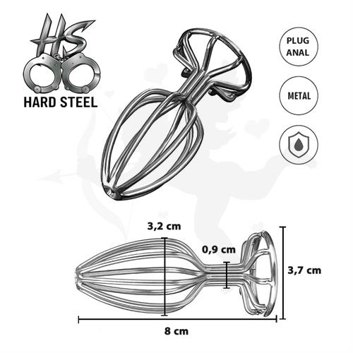Plug anal de metal Medium